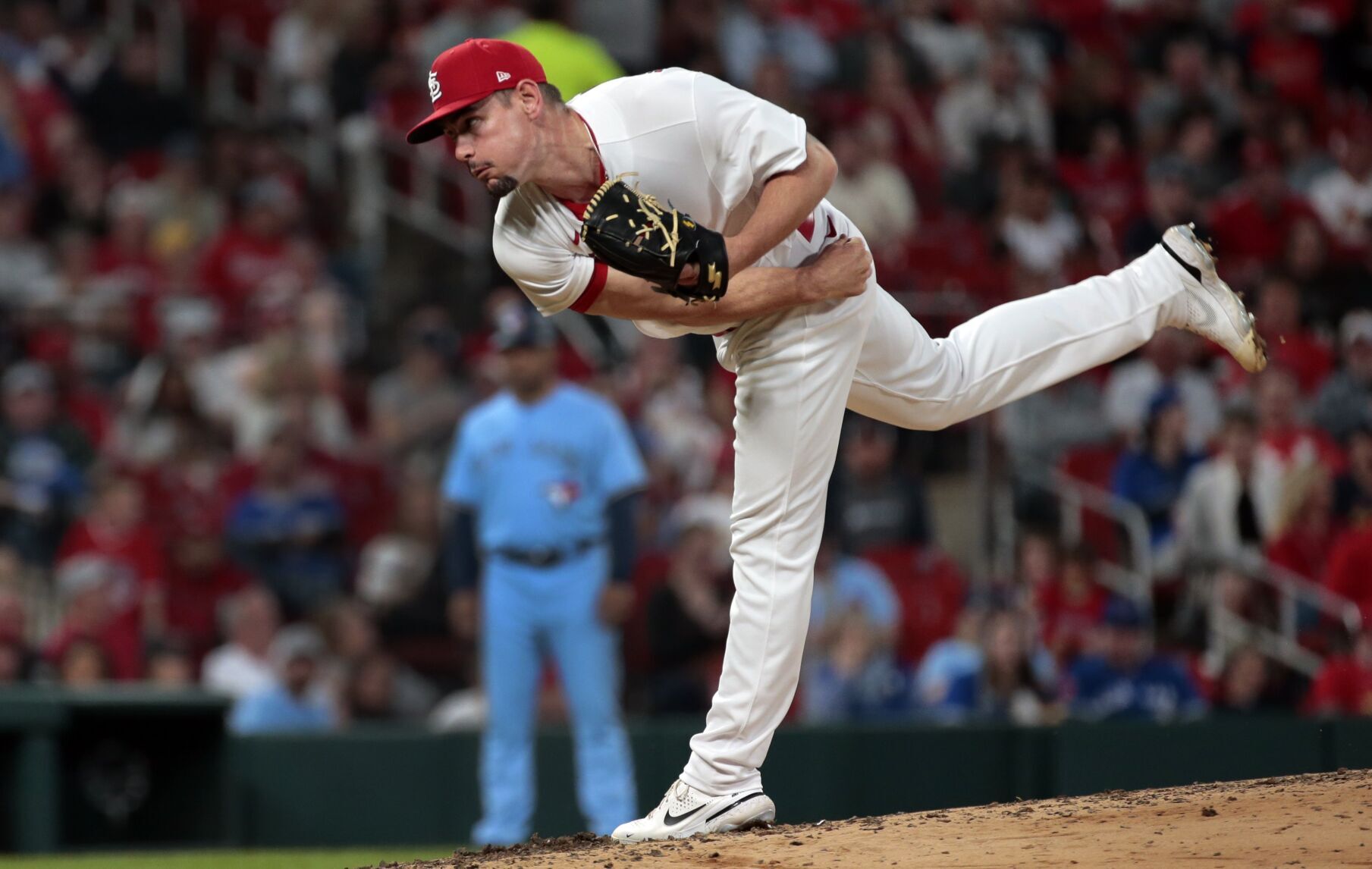 Cardinals, Blue Jays play at Busch